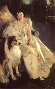 Anders Zorn Portrait of Mrs Bacon oil painting